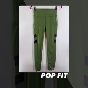 EUC Pop Fit Mesh Stripe Leggings